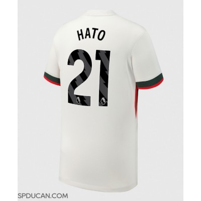 Muški Nogometni Dres Chelsea Jorrel Hato #21 Gostujuci 2025-26 Kratak Rukav Muški Nogometni Dres Chelsea Jorrel Hato #21 Gostujuci 2025-26 Kratak Rukav